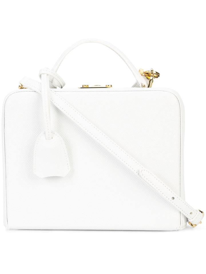Mark Cross Straw Box Bag - Unavailable