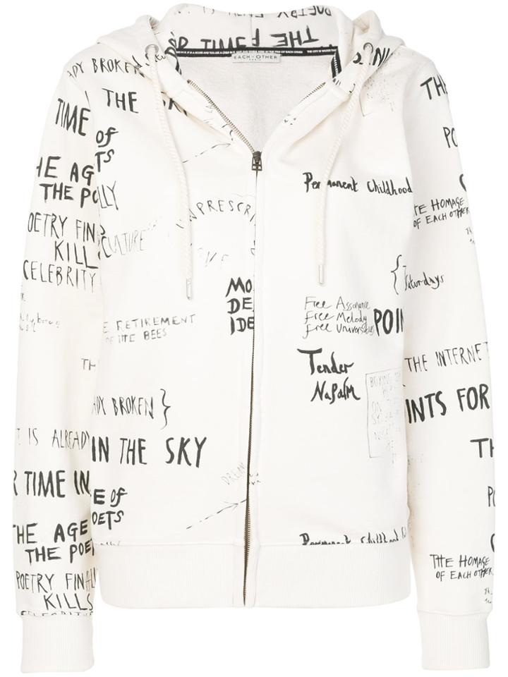 Each X Other Printed Hoodie - White