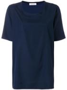 Le Tricot Perugia Short-sleeve Blouse - Blue