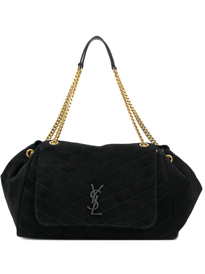 Saint Laurent Nolita Large Chain Bag - Black