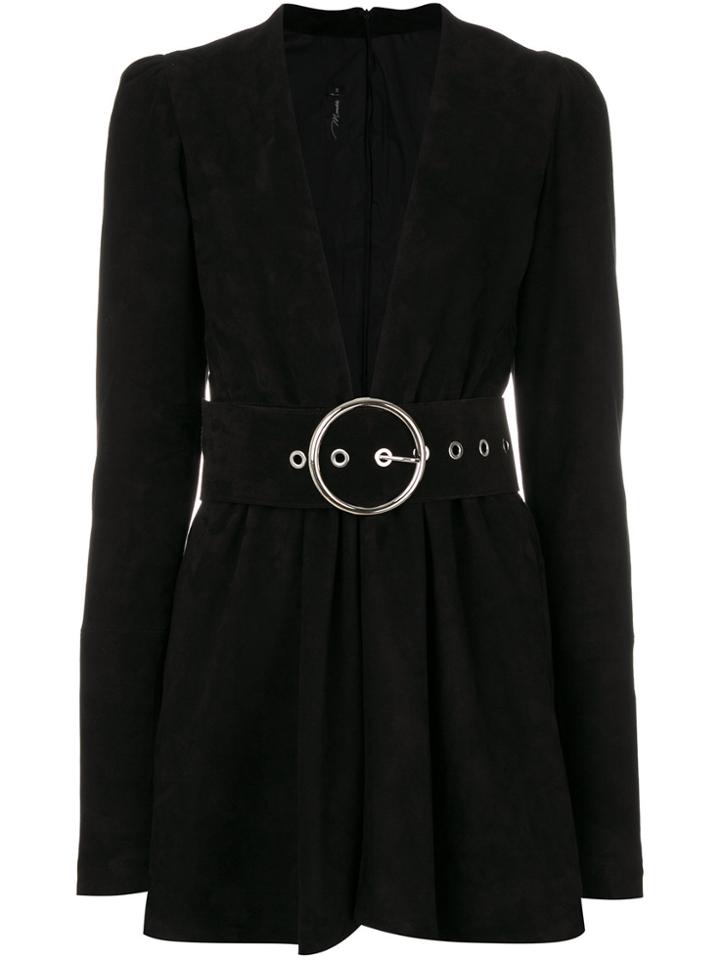 Manokhi Short Belted Dress - Black