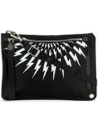Neil Barrett Thunder Clutch - Black