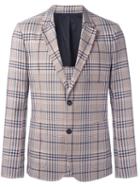 Ami Alexandre Mattiussi Half Lined 2 Button Jacket, Size: 44, Pink/purple, Wool