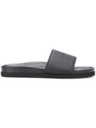 Buscemi Classic Slide Sandals - Black