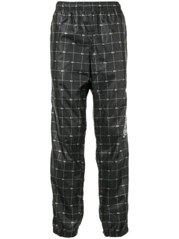 Supreme Lacoste X Supreme Reflective Grid Track Pants - Black