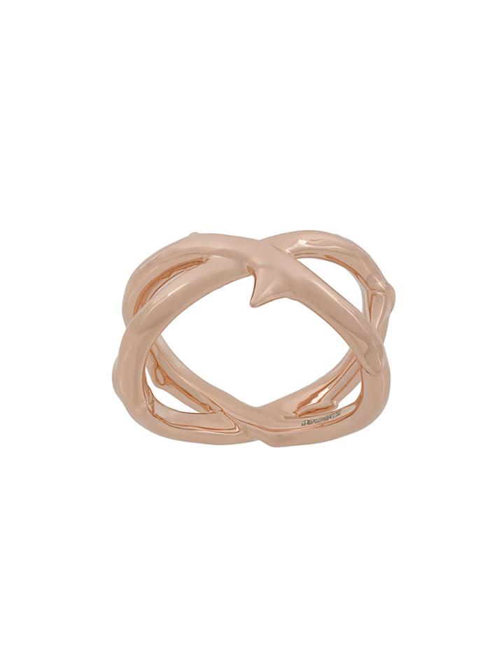 Shaun Leane Rose Thorn Wide Ring - Metallic