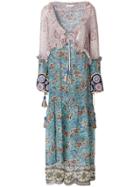 Anjuna Bohemian Ciclade Maxi Dress - Blue