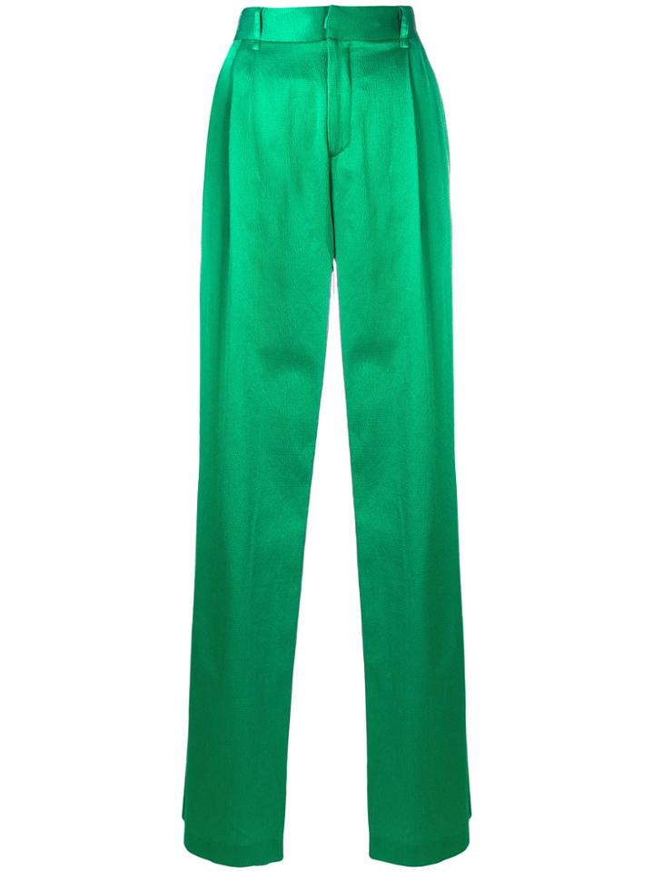 Attico Palazzo Pants - Green