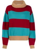 Société Anonyme Lili Block Stripe Jumper - Red