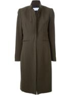 Strateas Carlucci Inverted Zip Coat, Women's, Size: Medium, Green, Merino