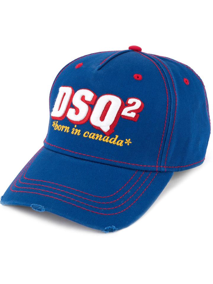 Dsquared2 Born In Canada Cap - Blue