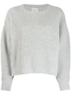 Le Kasha Turin Cocoon Knit Jumper - Grey