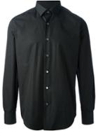 Lanvin Plain Shirt, Men's, Size: 41, Black, Cotton