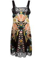 Givenchy Crazy Cleopatra Print Slip Dress, Women's, Size: 38, Silk/cotton/polyamide