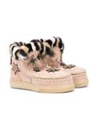 Mou Kids Teen Eskimo Sneakers - Pink