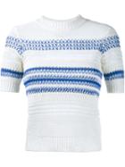 Current/elliott The Mixed Stitch Stripe Top