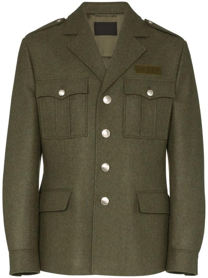 Prada Loden Military Jacket - Green