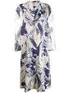 Stefano Mortari Floral Coat - Neutrals