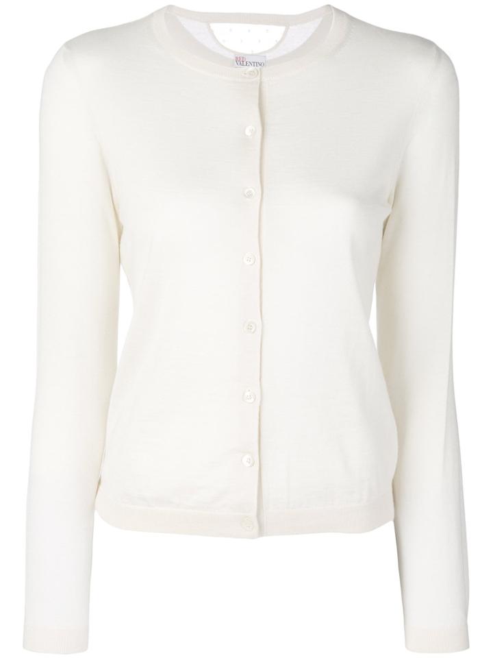 Red Valentino Classic Cardigan - White