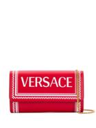 Versace 90's Vintage Logo Wallet - Red