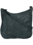 Guidi - Textured Shoulder Bag - Unisex - Horse Leather - One Size, Blue, Horse Leather