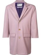 Bristol Single Breasted Coat, Men's, Size: Large, Pink/purple, Nylon/polyester/viscose/wool