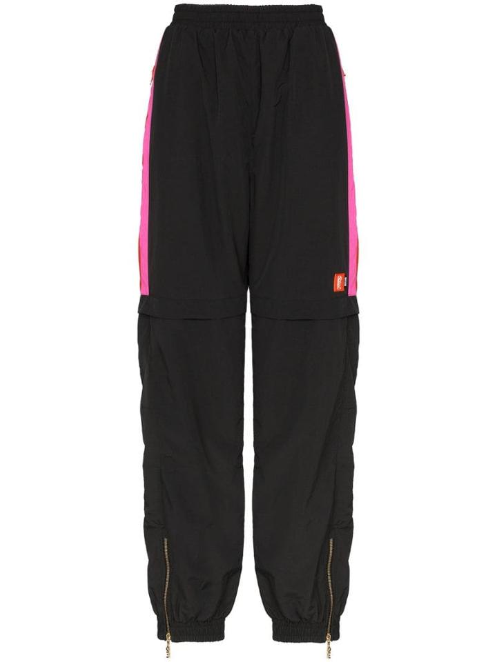 P.e Nation Saber Side Stripe Track Pants - Black