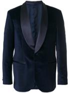 Mp Massimo Piombo Shawl Collar Blazer - Blue