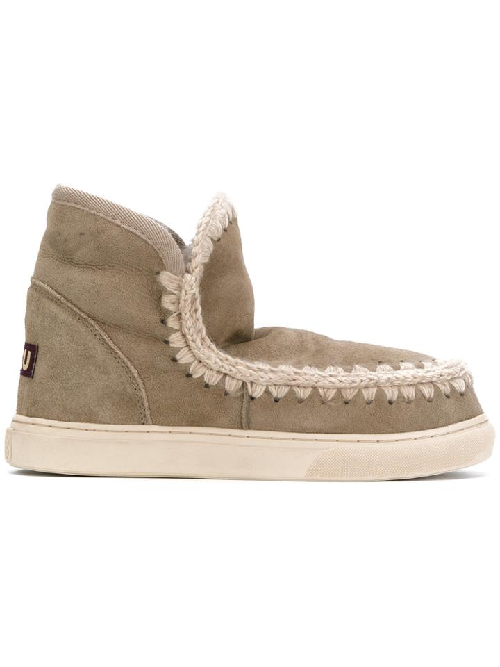 Mou 'mini Eskimo' Boots - Nude & Neutrals