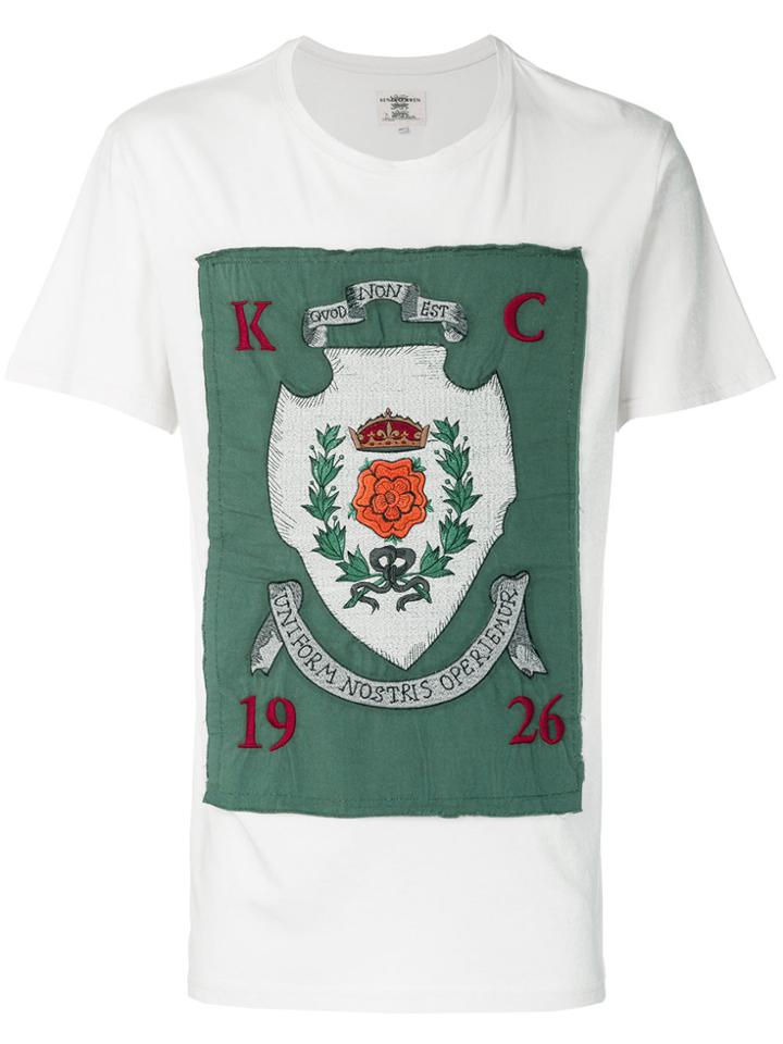 Kent & Curwen Embroidered Crest T-shirt - White