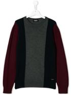 Dsquared2 Kids Colour-block Sweater - Grey