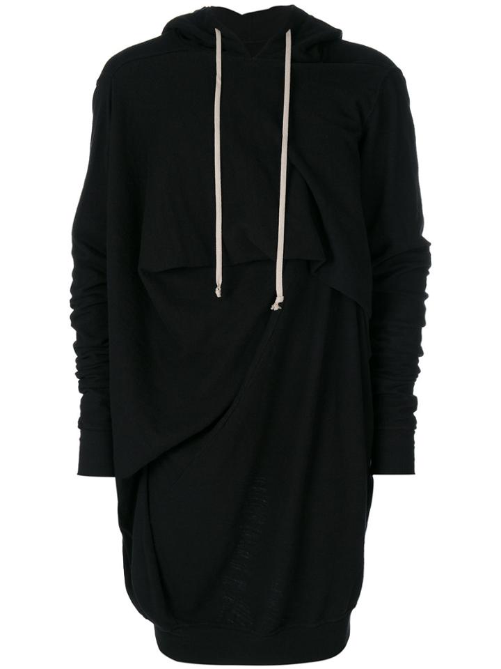 Rick Owens Drkshdw Oversized Hoodie - Black
