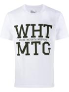 White Mountaineering Logo Print T-shirt, Men's, Size: 4, Cotton