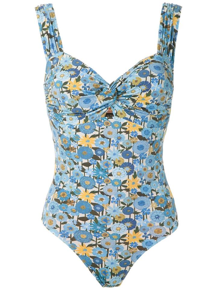 Clube Bossa Margareta Printed Swimsuit - Blue