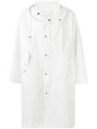 Mackintosh Oversized Military Parka - White