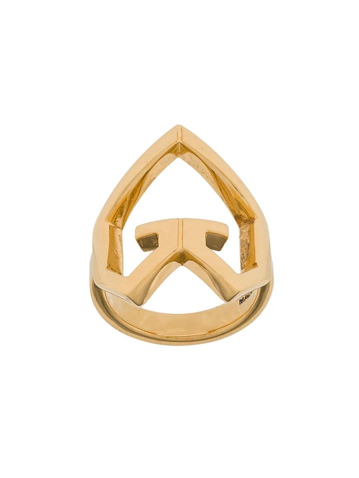 Givenchy Heart Charm Ring - Gold