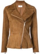 The Row Paylee Biker Jacket - Brown