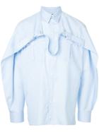Y / Project Belted Chest Shirt - Blue