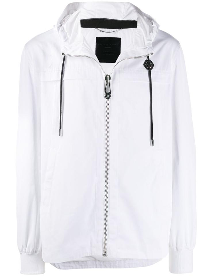 Philipp Plein P.l.n. Hooded Jacket - White