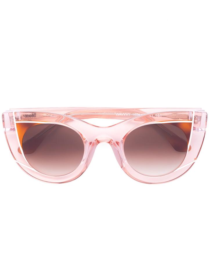 Thierry Lasry Clear Effect Cat Eye Sunglasses - Pink & Purple