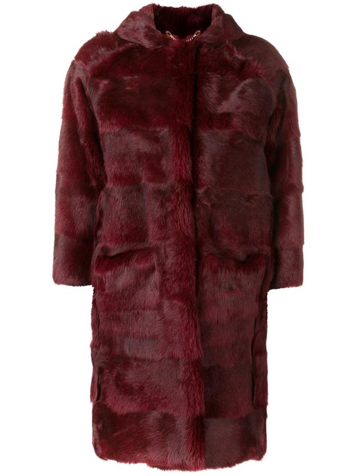 Leqarant Lapin Coat - Red