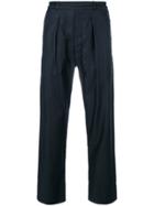 Lemaire Elasticated Waist Chinos - Blue