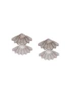Anita Ko 'dia' Fan Earrings, Women's, Grey