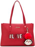 Love Moschino Love Logo Tote Bag - Red