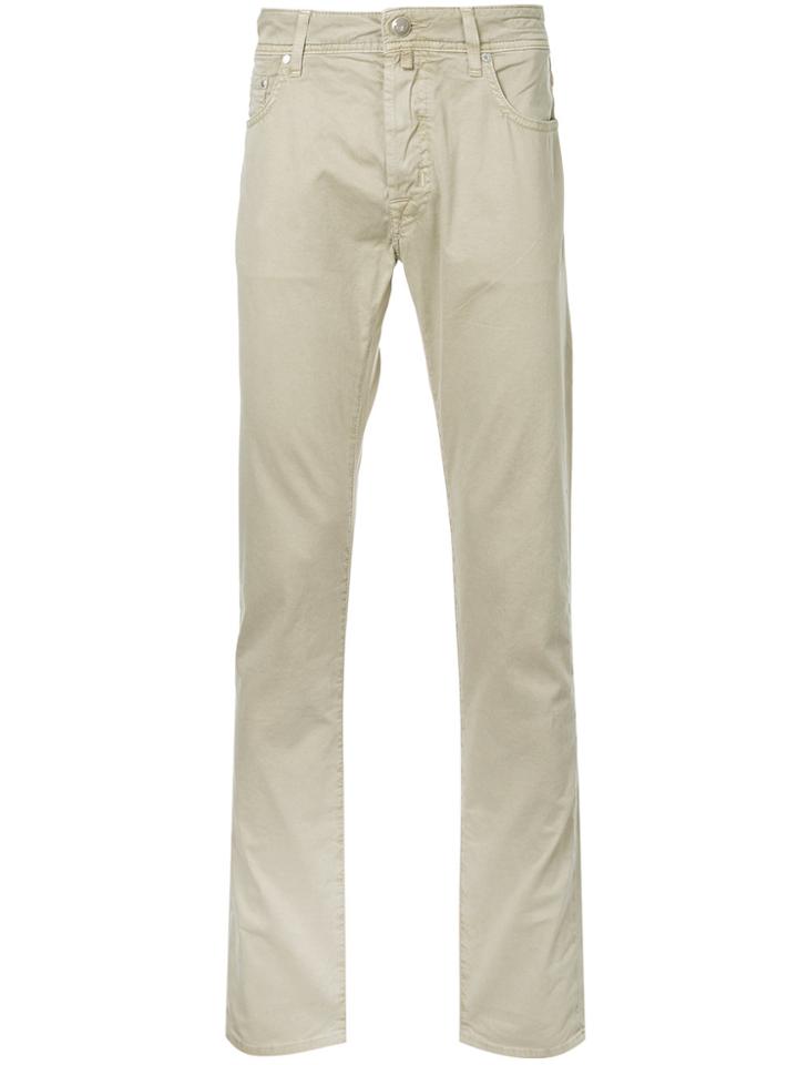 Jacob Cohen Regular Trousers - Nude & Neutrals