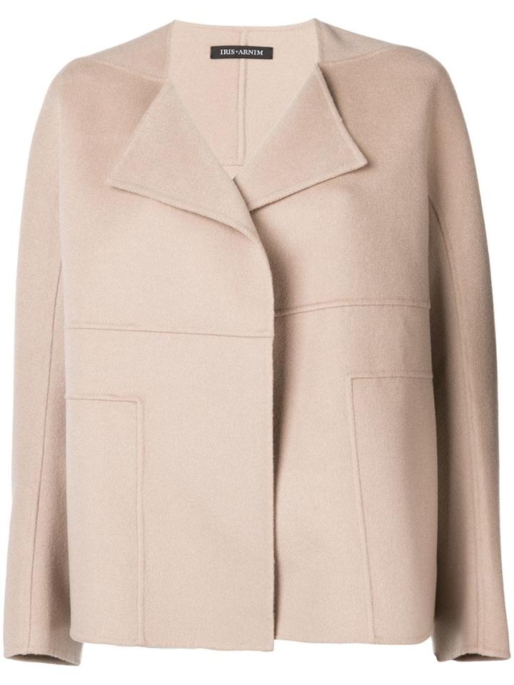 Iris Von Arnim Open Front Jacket - Neutrals