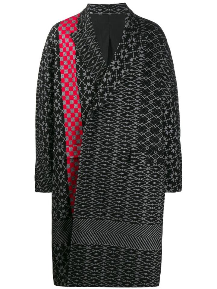 Haider Ackermann Long Oversized Coat - Black