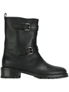 Unützer Zipped Combat Boots - Black