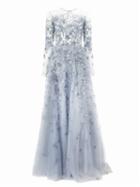 Zuhair Murad Sequin Embroidered Tulle Gown