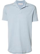 Orlebar Brown - Classic Polo Shirt - Men - Cotton - M, Blue, Cotton
